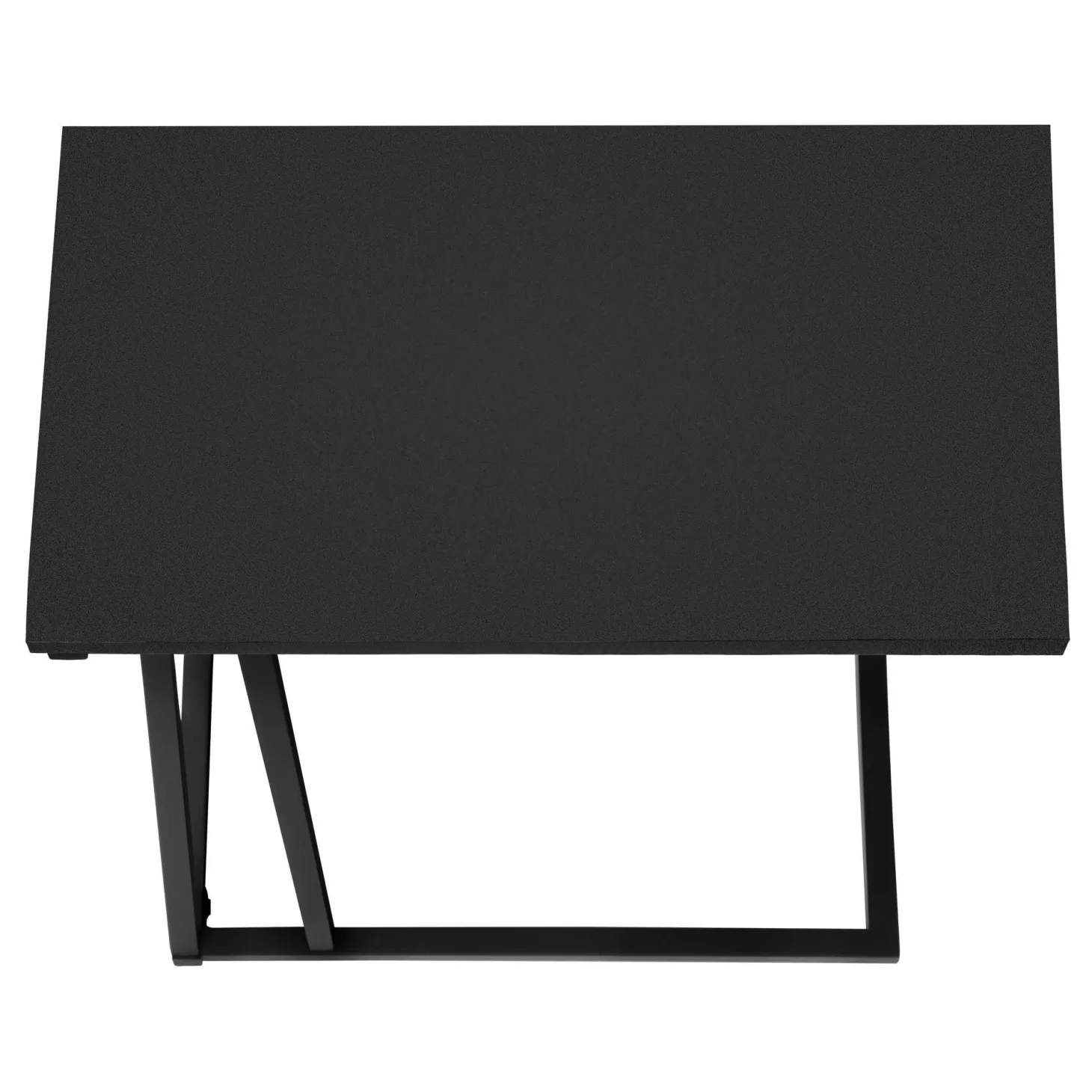 Table d'appoint en c - base avec motif des triangles asymétriques, rectangul - Monarch