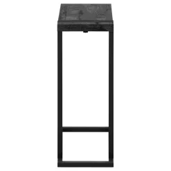 Table d'appoint en c - dessus épais, rectangulaire - 25