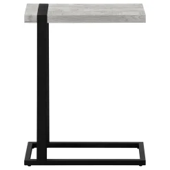Table d'appoint en c - dessus épais, rectangulaire - 25