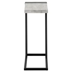 Table d'appoint en c - dessus épais, rectangulaire - 25