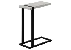 Table d'appoint en c - dessus épais, rectangulaire - 25