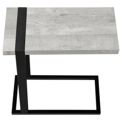 Table d'appoint en c - dessus épais, rectangulaire - 25