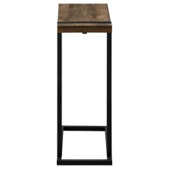 Table d'appoint en c - dessus épais, rectangulaire - 25