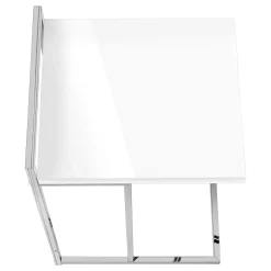 Table d'appoint en forme de c - dessus de panneau épais, large, rectangulai - Monarch