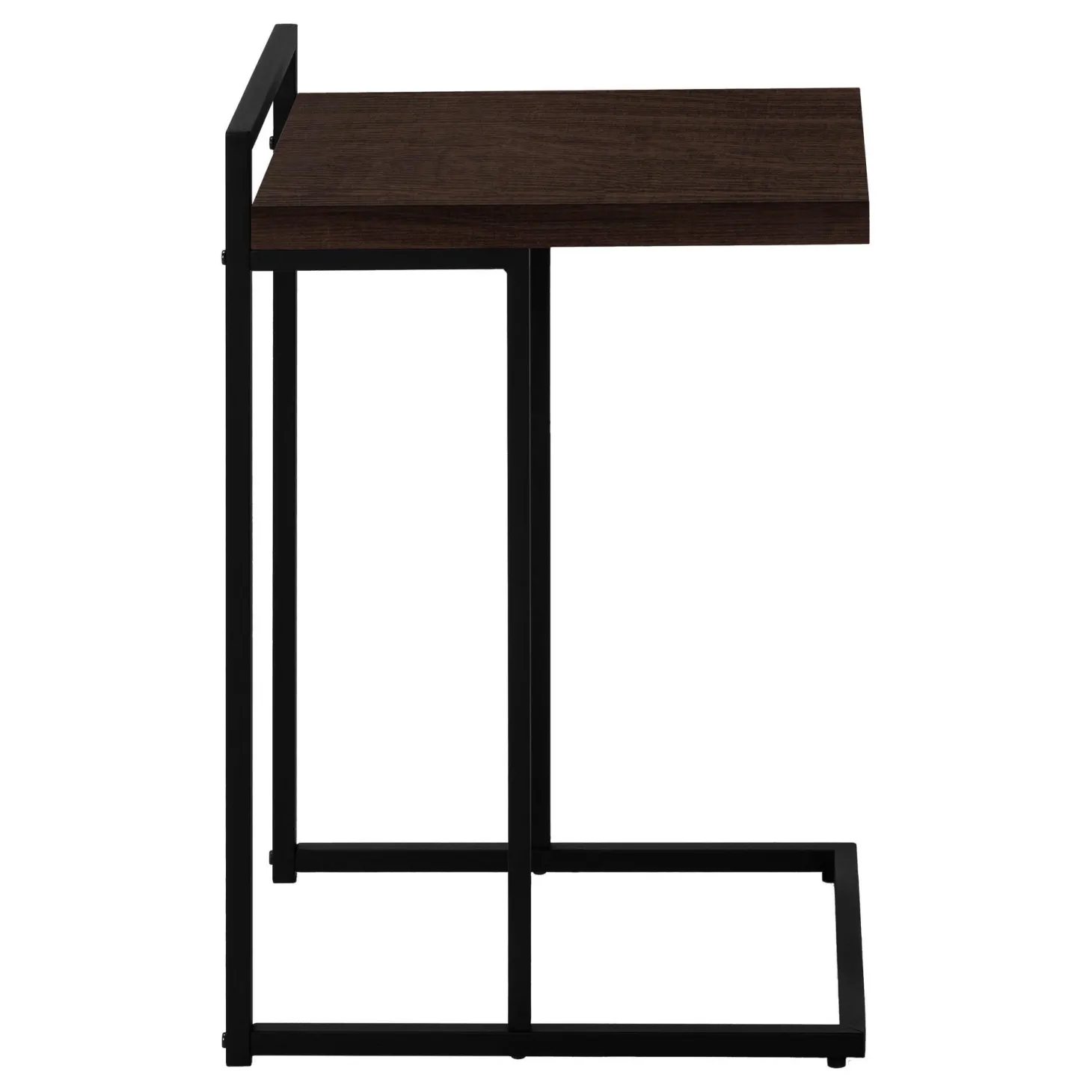 Table d'appoint en forme de c - dessus de panneau épais, large, rectangulai - Monarch