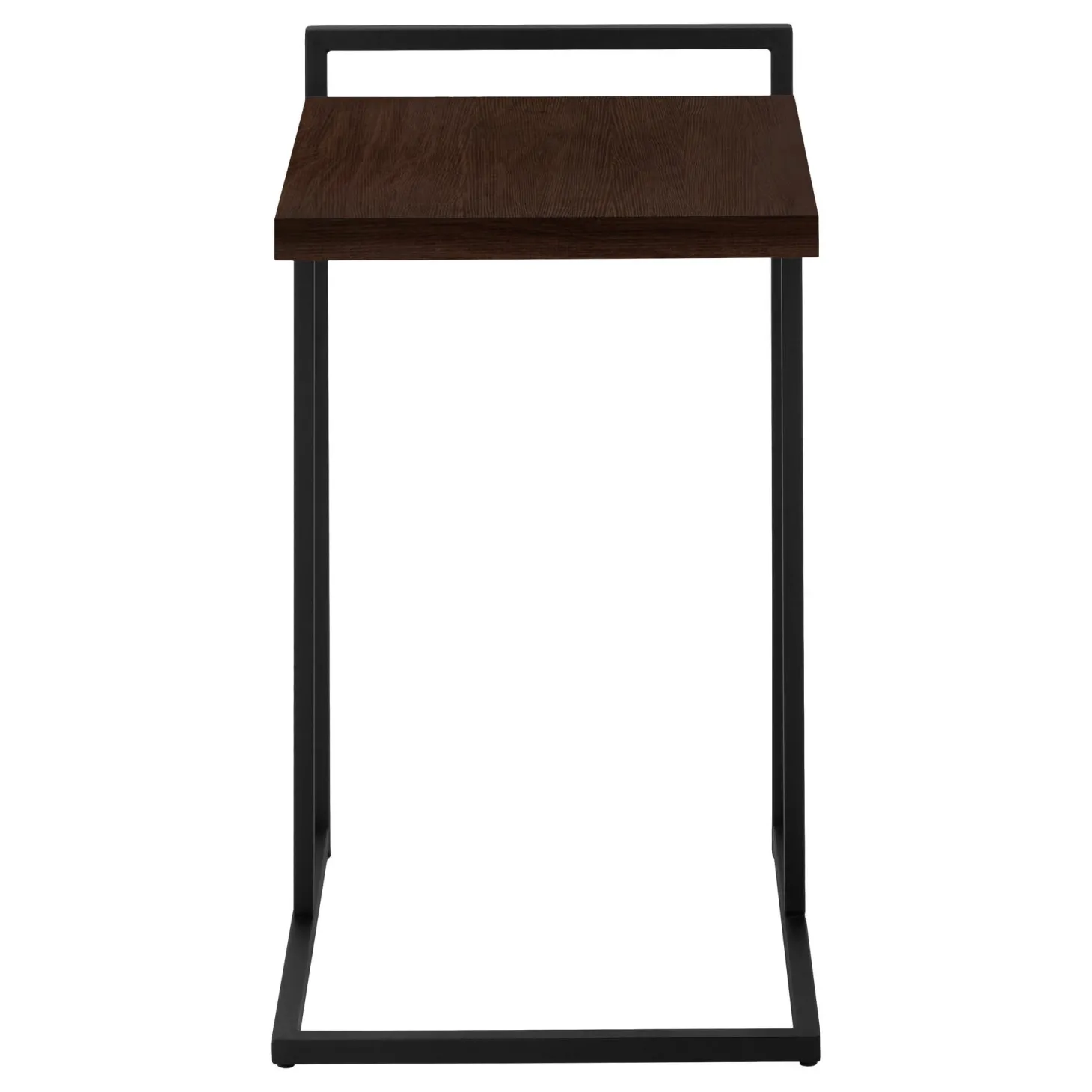 Table d'appoint en forme de c - dessus de panneau épais, large, rectangulai - Monarch
