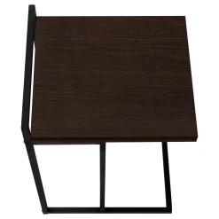 Table d'appoint en forme de c - dessus de panneau épais, large, rectangulai - Monarch