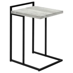 Table d'appoint en forme de c - dessus de panneau épais, large, rectangulai - Monarch