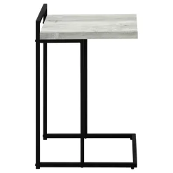 Table d'appoint en forme de c - dessus de panneau épais, large, rectangulai - Monarch