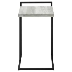 Table d'appoint en forme de c - dessus de panneau épais, large, rectangulai - Monarch