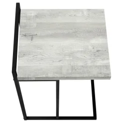 Table d'appoint en forme de c - dessus de panneau épais, large, rectangulai - Monarch