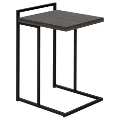 Table d'appoint en forme de c - dessus de panneau épais, large, rectangulai - Monarch