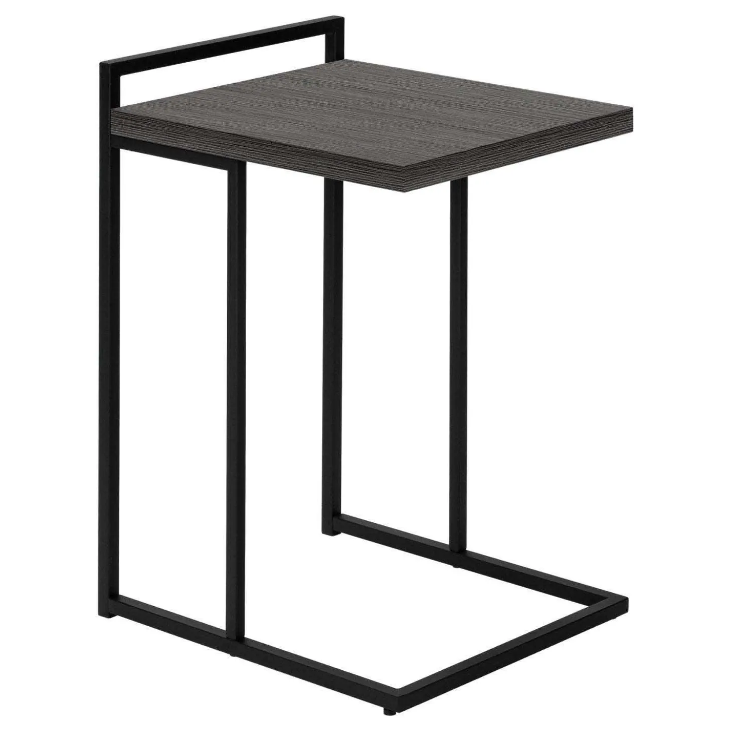 Table d'appoint en forme de c - dessus de panneau épais, large, rectangulai - Monarch