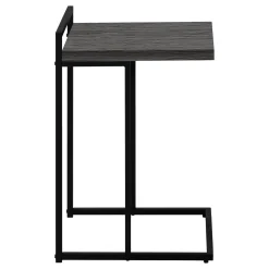 Table d'appoint en forme de c - dessus de panneau épais, large, rectangulai - Monarch