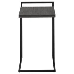 Table d'appoint en forme de c - dessus de panneau épais, large, rectangulai - Monarch