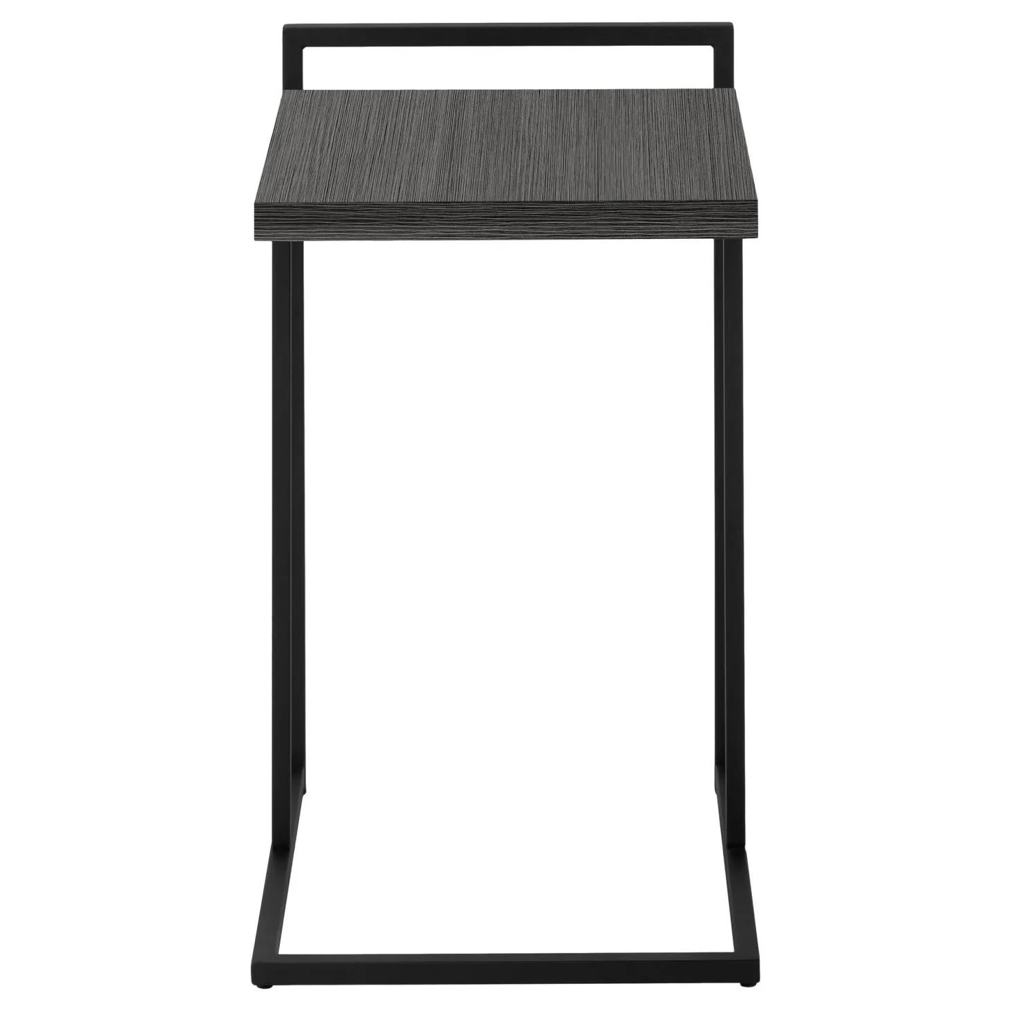 Table d'appoint en forme de c - dessus de panneau épais, large, rectangulai - Monarch