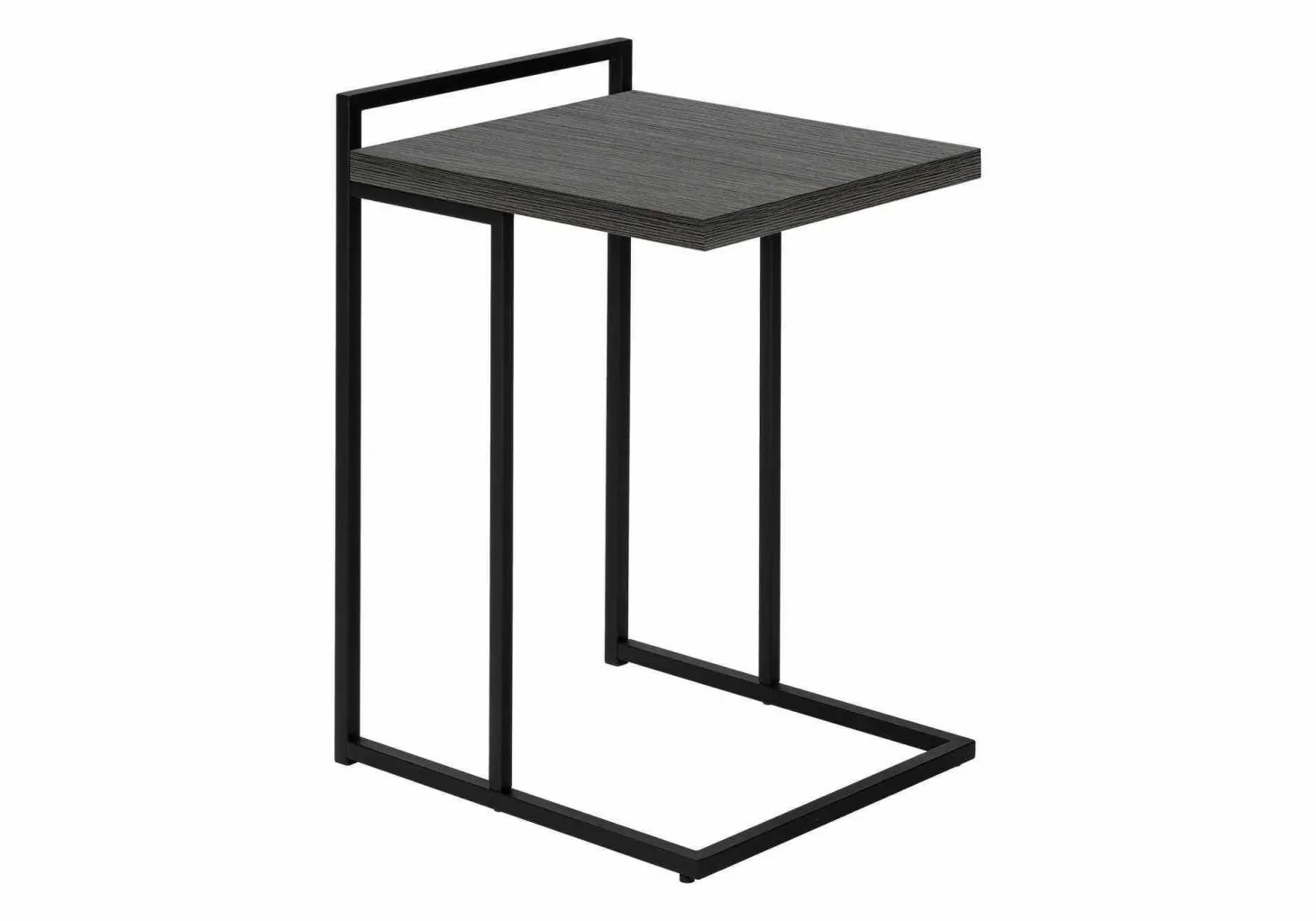 Table d'appoint en forme de c - dessus de panneau épais, large, rectangulai - Monarch