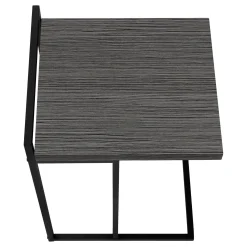 Table d'appoint en forme de c - dessus de panneau épais, large, rectangulai - Monarch