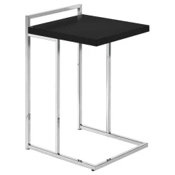 Table d'appoint en forme de c - dessus de panneau épais, large, rectangulai - Monarch