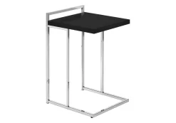 Table d'appoint en forme de c - dessus de panneau épais, large, rectangulai - Monarch