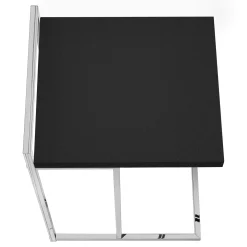 Table d'appoint en forme de c - dessus de panneau épais, large, rectangulai - Monarch