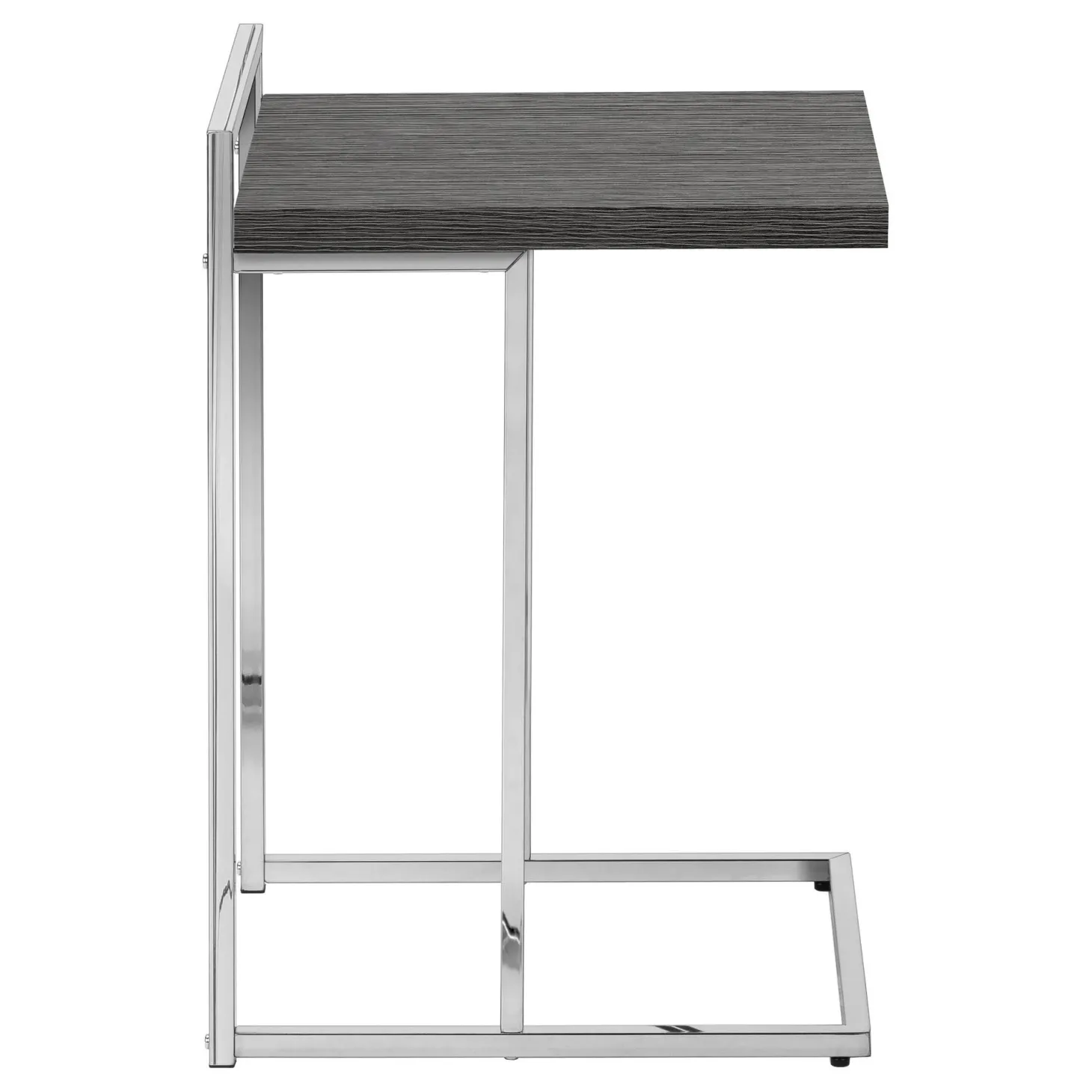 Table d'appoint en forme de c - dessus de panneau épais, large, rectangulai - Monarch