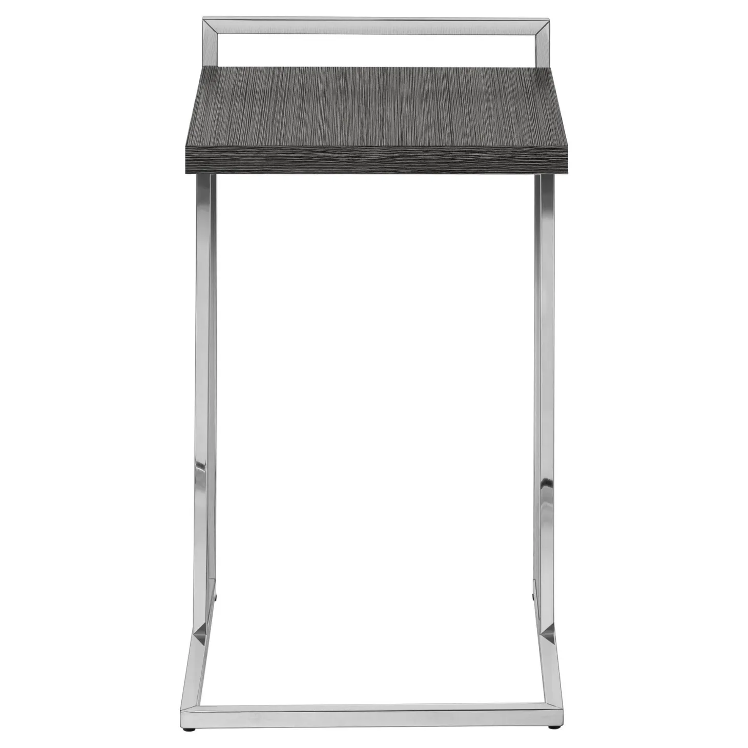 Table d'appoint en forme de c - dessus de panneau épais, large, rectangulai - Monarch