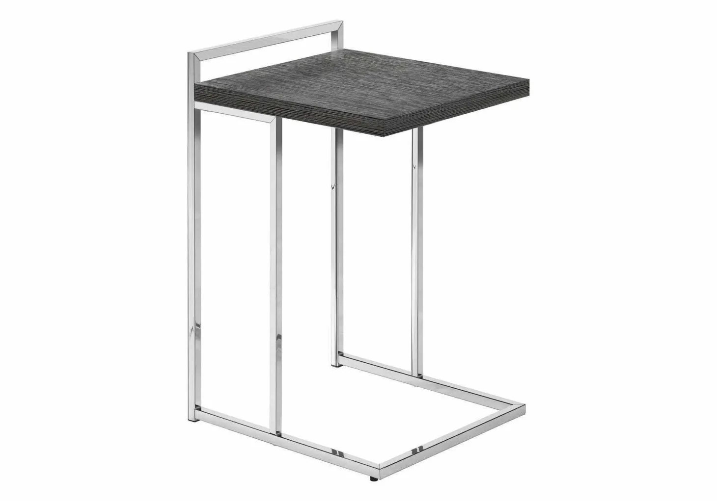 Table d'appoint en forme de c - dessus de panneau épais, large, rectangulai - Monarch