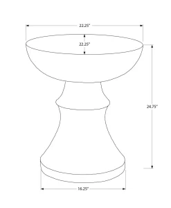 Table d'appoint intérieur ou extérieur 25