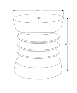 Table d'appoint intérieur ou extérieur 25