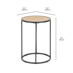 Table d'appoint ronde