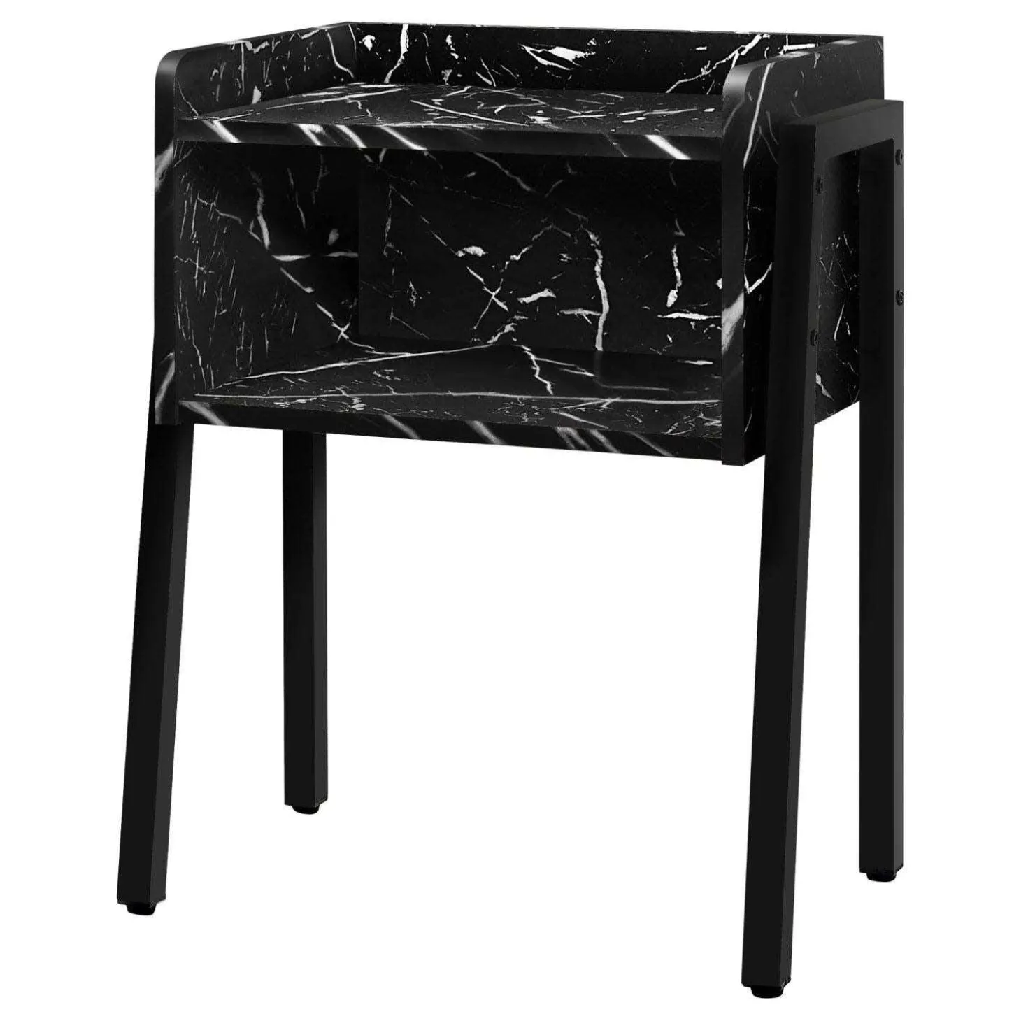 Table d'appoint, table de nuit - dessus de style plateau, 1 compartiment de - Monarch