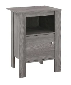 Table d'appoint, table de nuit - tablette ouverte, armoire de rangement, r - Monarch