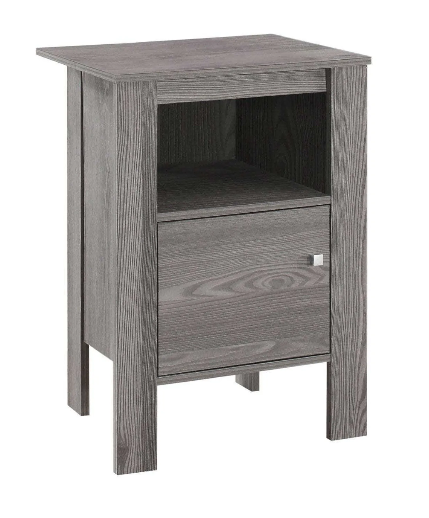 Table d'appoint, table de nuit - tablette ouverte, armoire de rangement, r - Monarch
