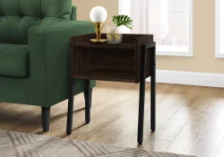 Table d'appoint, table de nuit - dessus de style plateau, 1 compartiment de - Monarch