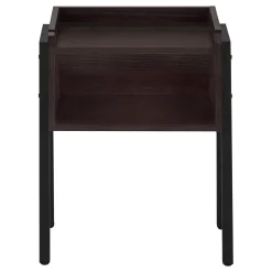 Table d'appoint, table de nuit - dessus de style plateau, 1 compartiment de - Monarch