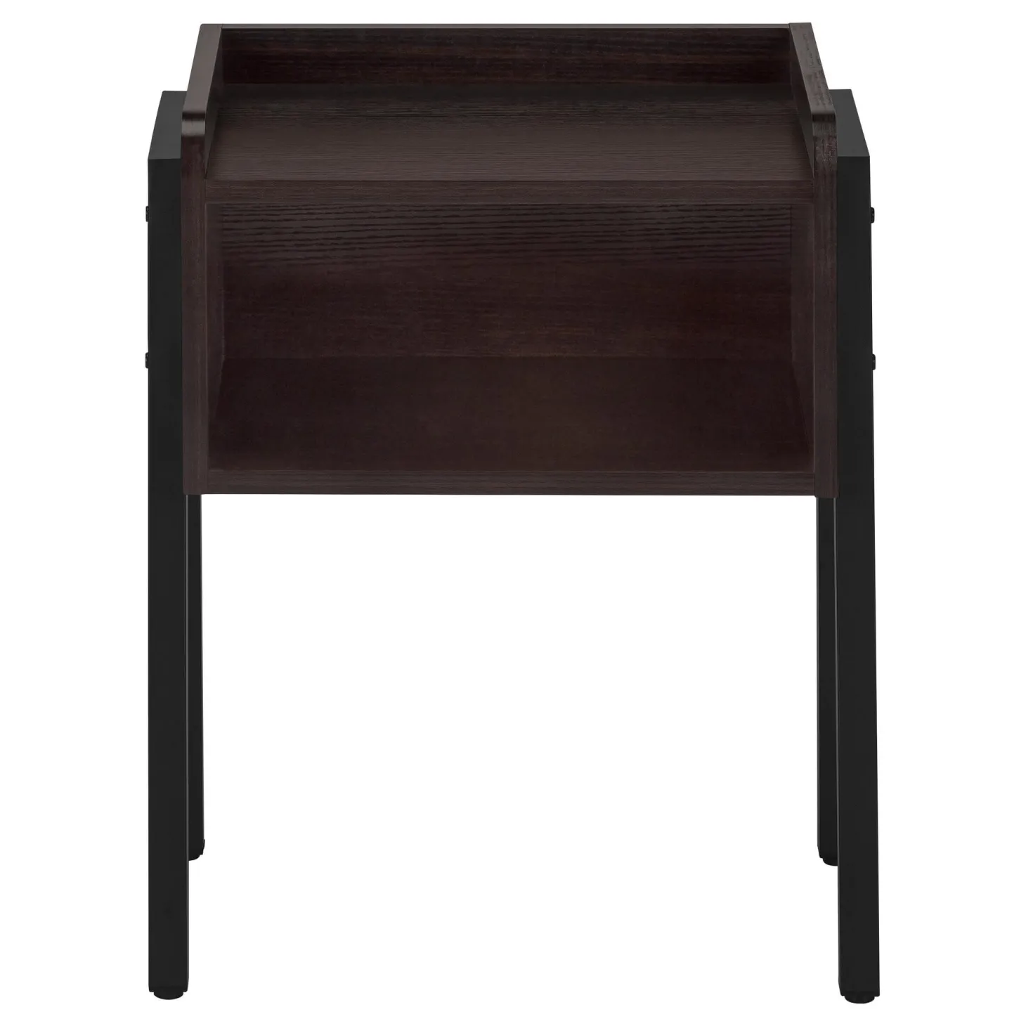 Table d'appoint, table de nuit - dessus de style plateau, 1 compartiment de - Monarch