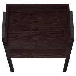 Table d'appoint, table de nuit - dessus de style plateau, 1 compartiment de - Monarch
