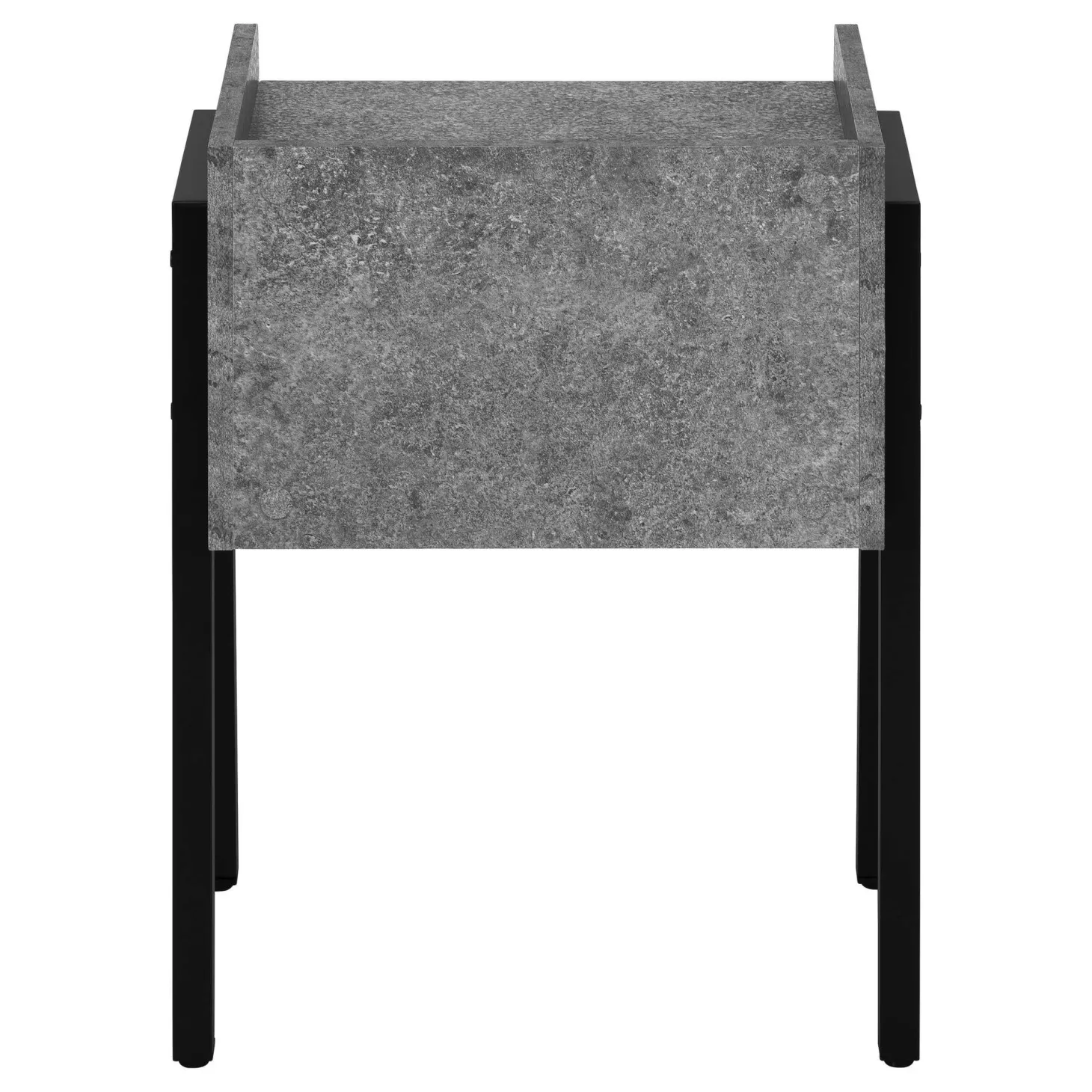 Table d'appoint, table de nuit - dessus de style plateau, 1 compartiment de - Monarch