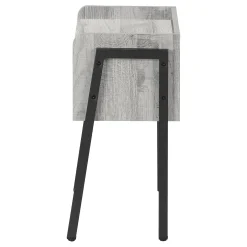 Table d'appoint, table de nuit - dessus de style plateau, 1 compartiment de - Monarch