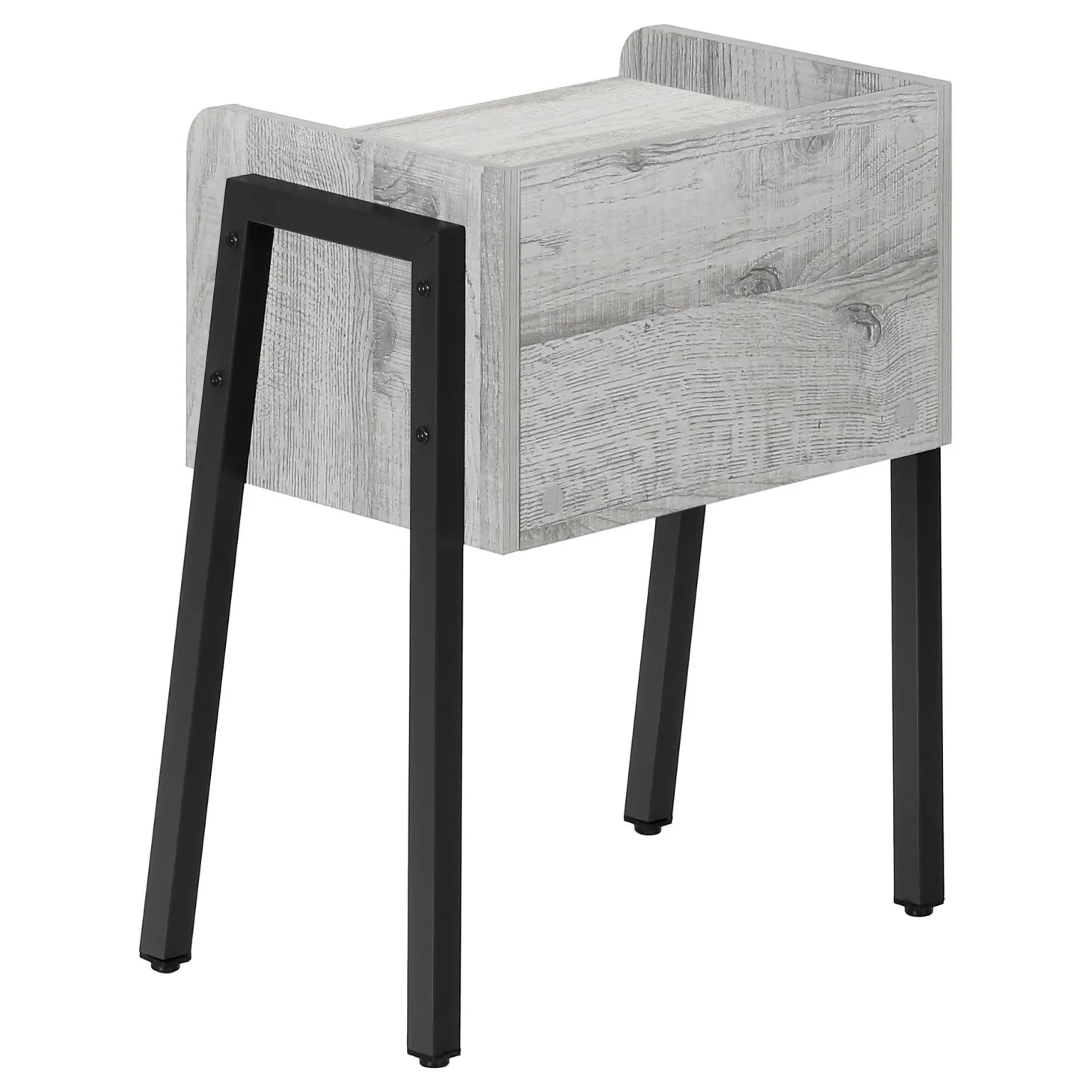 Table d'appoint, table de nuit - dessus de style plateau, 1 compartiment de - Monarch