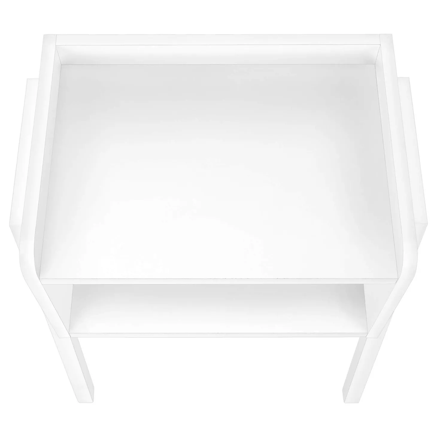Table d'appoint, table de nuit - dessus de style plateau, 1 compartiment de - Monarch