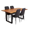 Table de 67 pouces avec 4 chaises
