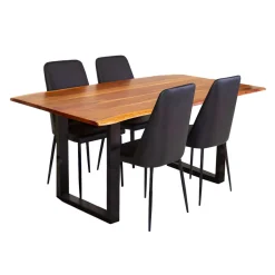 Table de 67 pouces avec 4 chaises