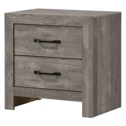 Table de chevet avec 2 tiroirs