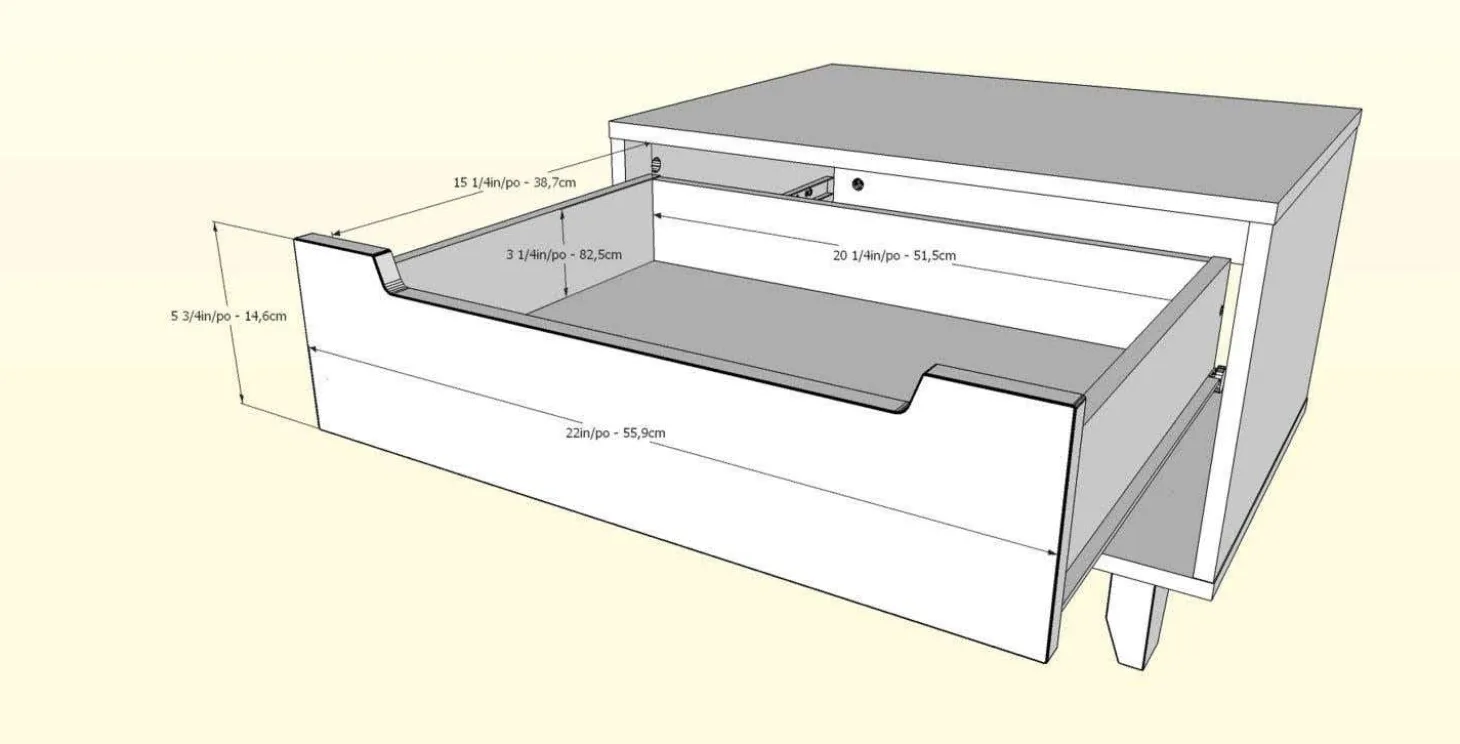 Table de nuit - Nexera
