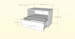 Table de nuit - Nexera
