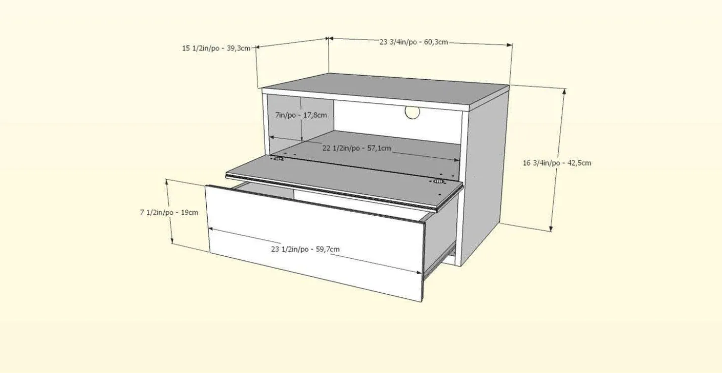 Table de nuit - Nexera