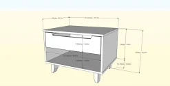Table de nuit - Nexera