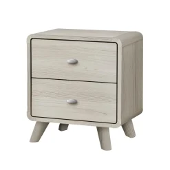 Table de nuit avec rangement 2 tiroirs - Monarch